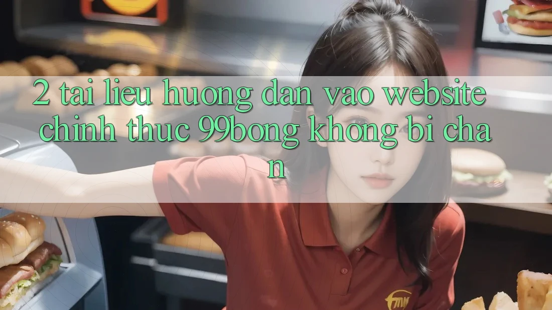 2. Tài liệu hướng dẫn Vào Website Chính Thức 99bong Không Bị Chặn