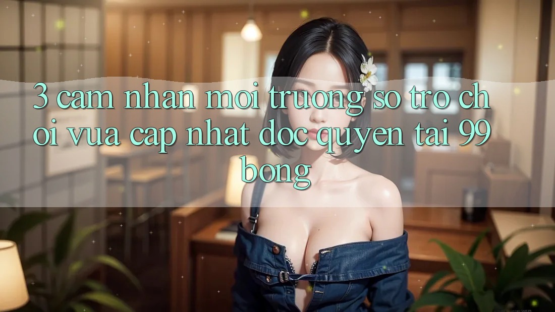 3. Cảm nhận Môi trường số Trò chơi Vừa cập nhật Độc Quyền Tại 99bong 3. Cảm nhận Môi trường số Trò chơi Vừa cập nhật Độc Quyền Tại 99bong