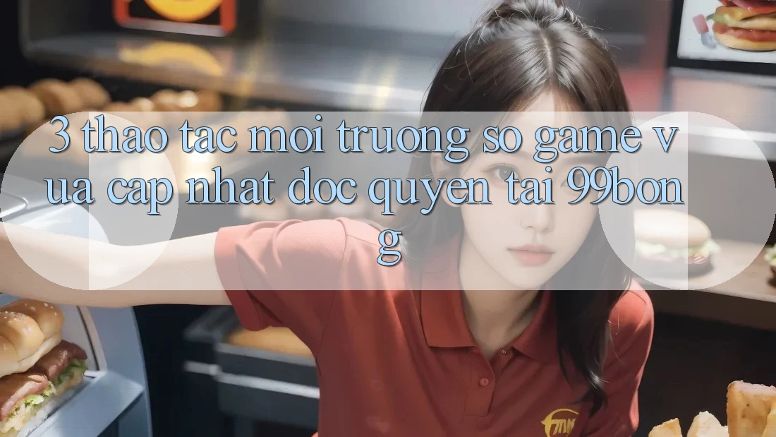 3. Thao tác Môi trường số Game Vừa cập nhật Độc Quyền Tại 99bong