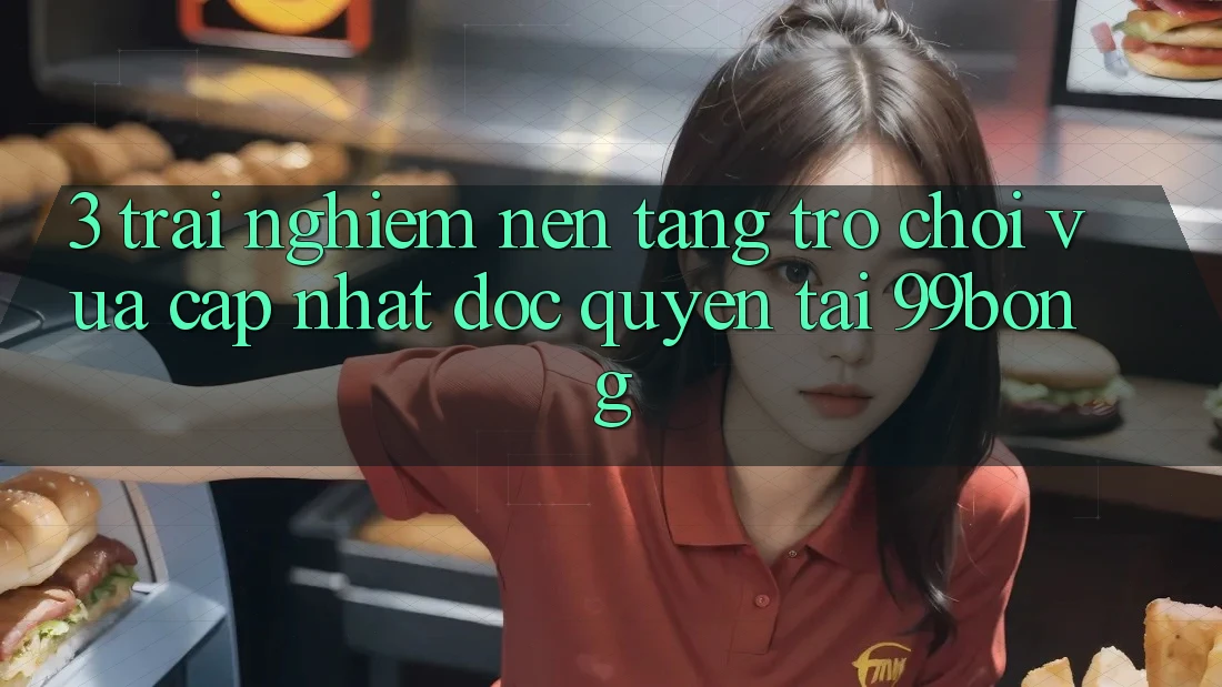 3. Trải Nghiệm Nền tảng Trò chơi Vừa cập nhật Độc Quyền Tại 99bong