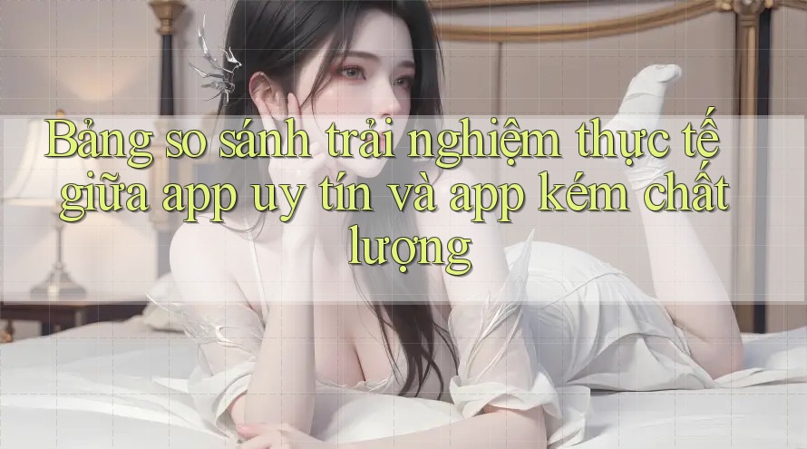 Bảng so sánh trải nghiệm thực tế giữa app uy tín và app kém chất lượng Bảng so sánh trải nghiệm thực tế giữa app uy tín và app kém chất lượng