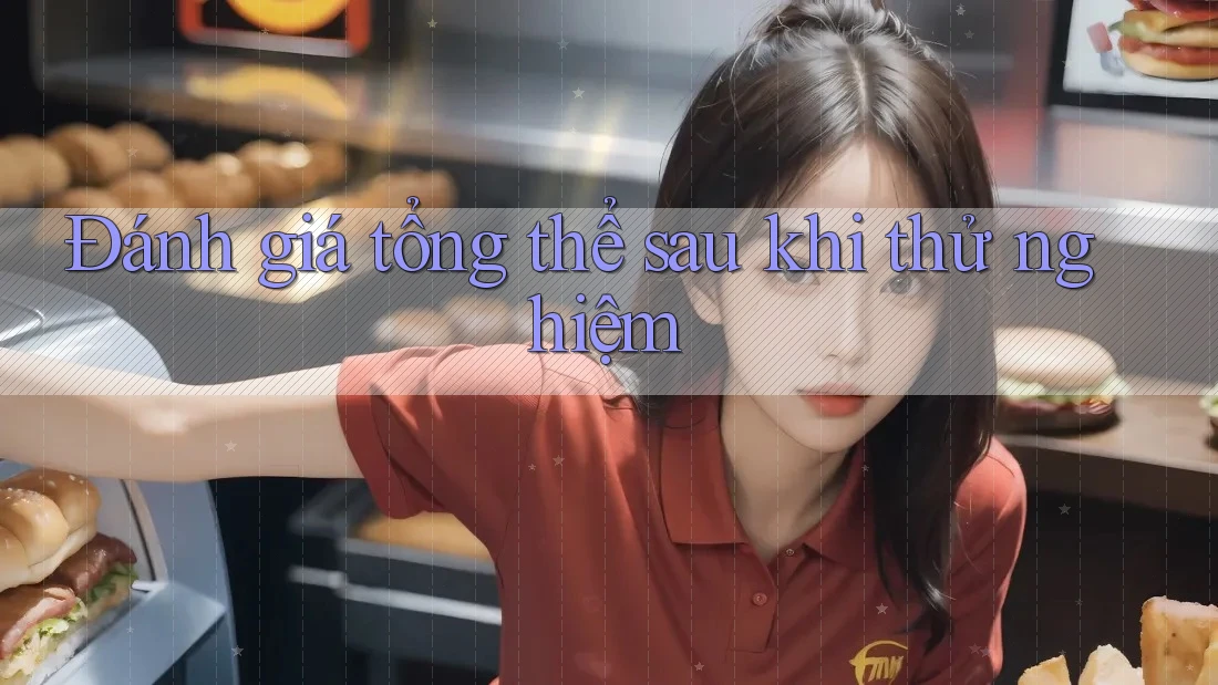 Đánh giá tổng thể sau khi thử nghiệm Đánh giá tổng thể sau khi thử nghiệm