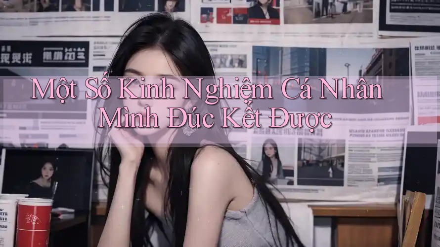 Một Số Kinh Nghiệm Cá Nhân Mình Đúc Kết Được