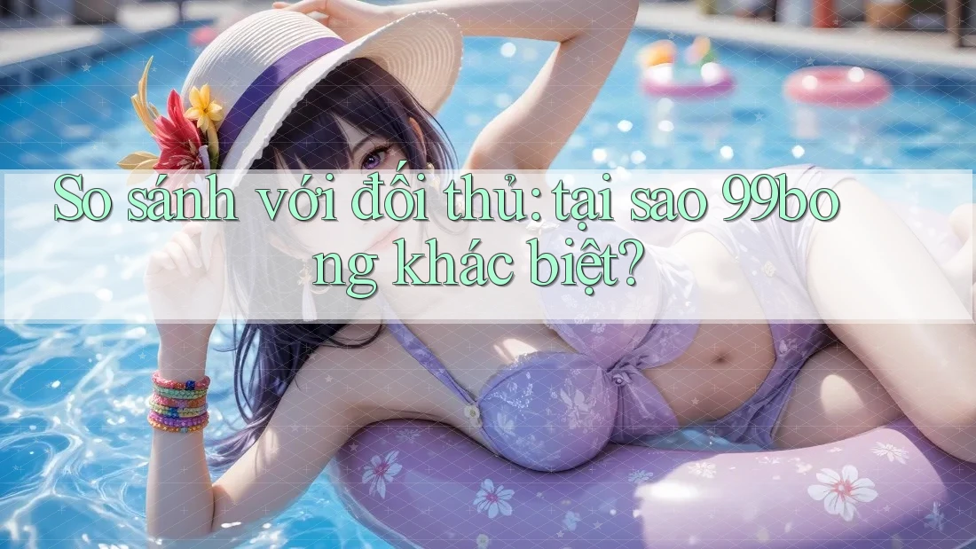 So sánh với đối thủ: tại sao 99bong khác biệt?
