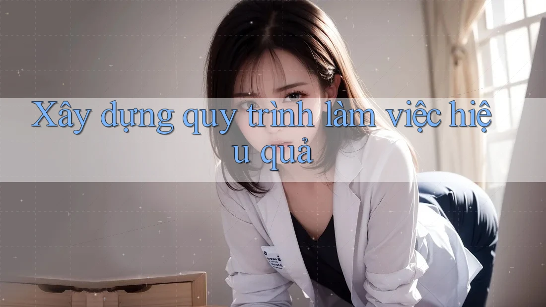 Xây dựng quy trình làm việc hiệu quả Xây dựng quy trình làm việc hiệu quả